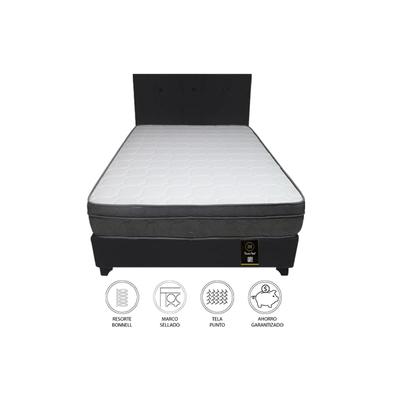 DORMITORIO BARAKA HOME TURIN 2 PLAZAS + CABECERA + 2 ALMOHADAS
