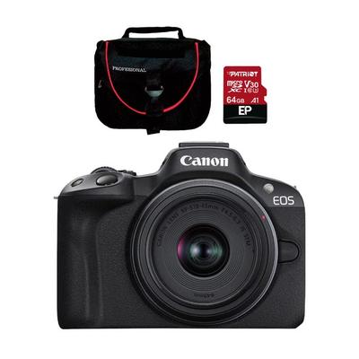 CAMARA CANON EOS R100 18-45MM ESTUCHE MEMORIA 64GB