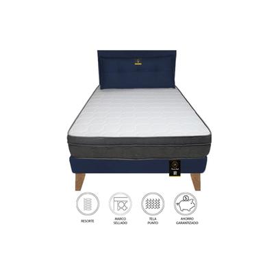 DORMITORIO BARAKA HOME TURIN 1.5 PLAZAS + CABECERA + ALMOHADA