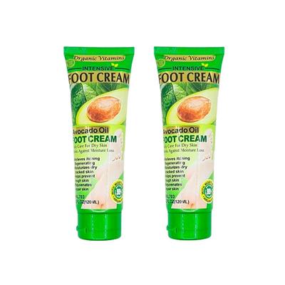 FRUIT OF THE WOKALI CREMA PARA PIES AGUACATE 120ML 2 UNIDADES