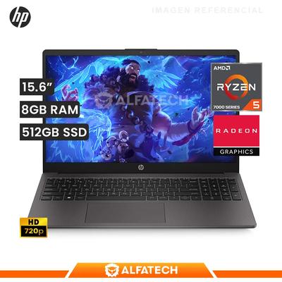 LAPTOP HP 255 G10 RYZEN-5-7520U 512GB SSD 16GB