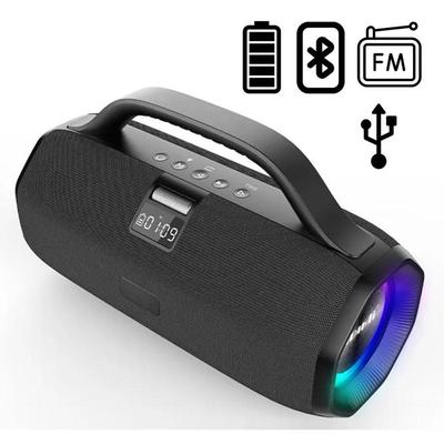 PARLANTE PORTATIL LIDIMI LD-S011AC BT RADIO FM LUCES RGB