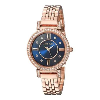 ANNE KLEIN RELOJ DAMA DIAMANTE GENUINO PLATEADO ORO ROSA AK/1362GNRG