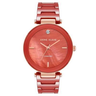 ANNE KLEIN RELOJ MUJER CERAMICA ORO ROSA AK/1018RGRD