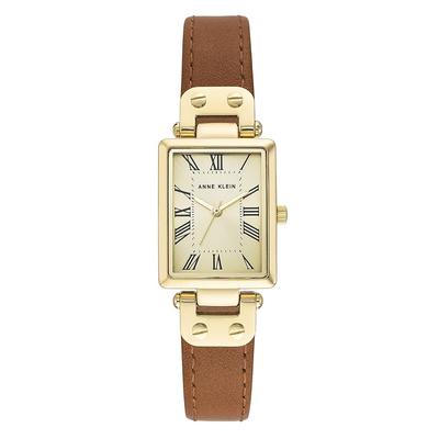 ANNE KLEIN RELOJ MUJER PIEL MARRON MIEL ORO AK/3752