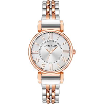 ANNE KLEIN RELOJ MUJER PULSERA METALICA BURGUNDY ORO ROSA AK/2159SVSV