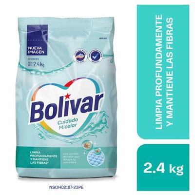 BOLIVAR DETERGENTE EN POLVO CUIDADO MICELAR FLORAL 2.4KG