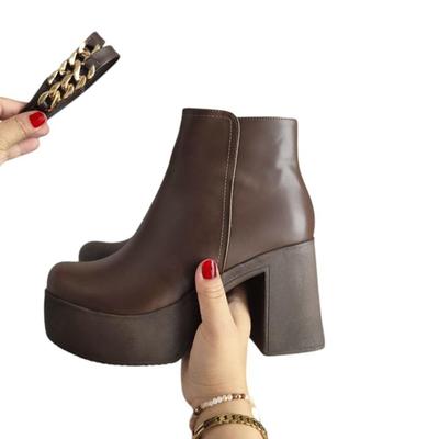 BOTA MUJER PU TACO 9 DOBLE 1177 5C-68
