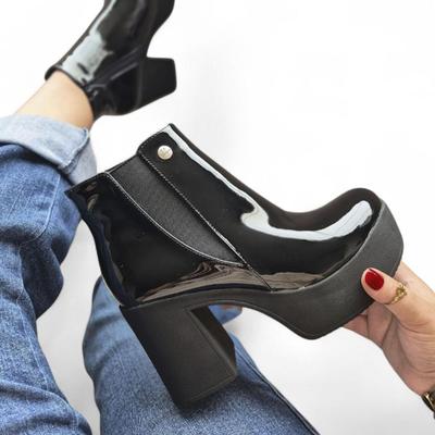 BOTIN MUJER PLANTA SPANSO TACO CHAROL 1177 5C-68