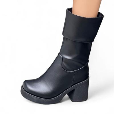 BOTIN MUJER PUNTA CUADRADA TACO 7 CHAROL 2086L-65