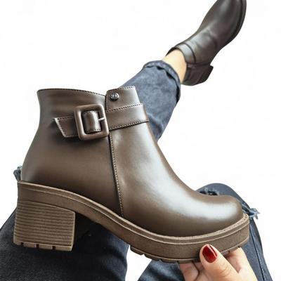 BOTIN MUJER SPANSO HEBILLA FORRADA TACO 5 1177 5C-58