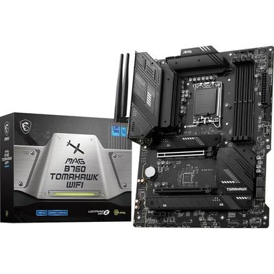 MOTHERBOARD MSI MAG B760 TOMAHAWK WIFI INTEL B760 LGA1700 HDMI DP ATX