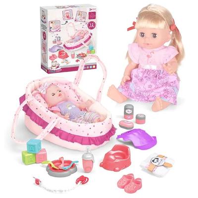 MUÑECA REALISTA CON PORTA BEBE NIÑA