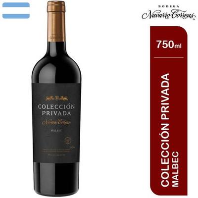 NAVARRO CORREAS VINO TINTO COLECCION PRIVADA MALBEC 750ML