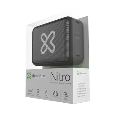PARLANTE KLIP XTREME NITRO KBS-025GR GRIS BLUETOOTH 6W