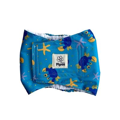 PIPOS PET BOX PAÑAL REUTILIZABLE PERRO MACHO TALLA M