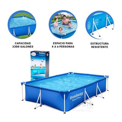 RYBIU PILETA AIRE FACIL EN MULTICOLOR Y+BANDERITAS ADHESIVAS