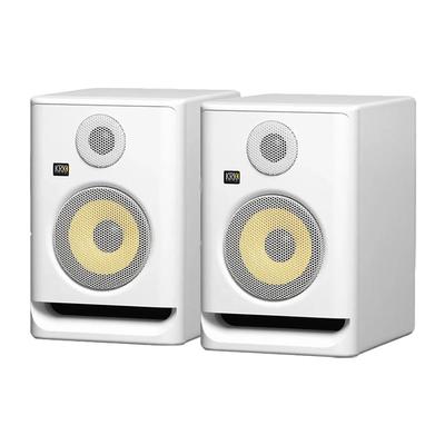 KRK MONITOR ESTUDIO ROKIT 5 G5 WHITE PACK ROKIT 5 G5