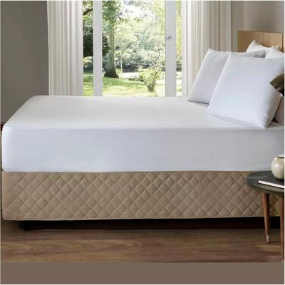 NUBE HOGAR FALDON DE TARIMA 1 PLAZA QUILTED ROMBOS 30 CM