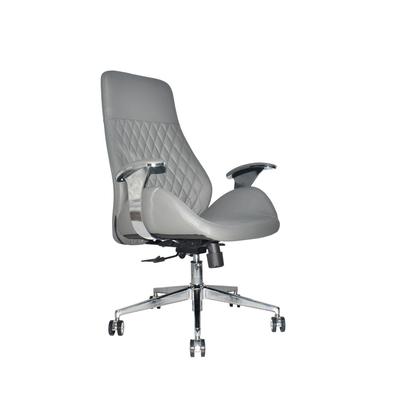 OFIDEAS SILLA OFICINA PRESIDENTE CUERO GRIS MARK PRO PREMIUM