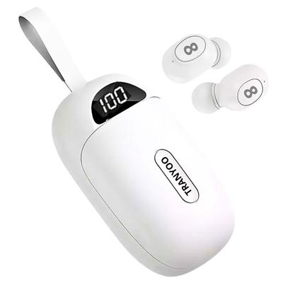 TRANYOO AUDIFONOS BLUETOOTH 5.1 MODO INDEPENDIENTE SONIDO LIMPIO T-M3