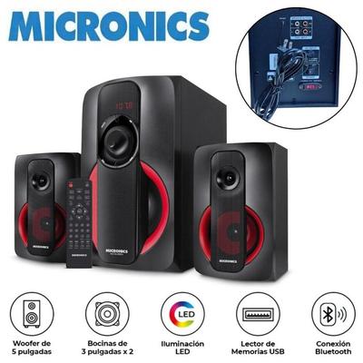 PARLANTE MICRONICS MCQUEEN MIC S7528BT 2.1 USB BT AUX