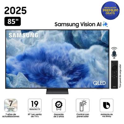 TELEVISOR SAMSUNG 85 PULGADAS QLED VISION AI SMART TV QN85Q8FAAGXPE
