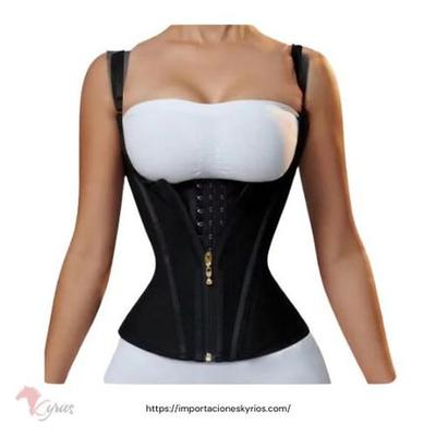 FAJA CHALECO REDUCTORA MOLDEADORA AJUSTABLE CIERRE RELOJ CD-SO154