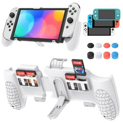 FUNDA CON RANURAS + 4 AGARRE DE PULGAR NINTENDO SWITCH 2