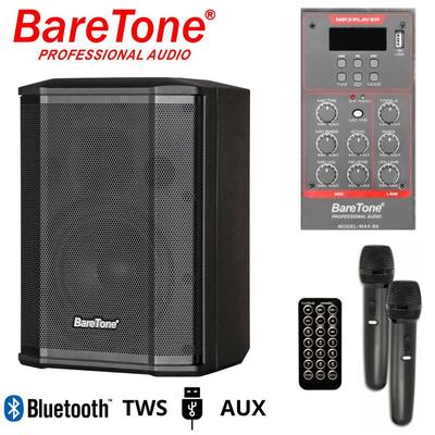 PARLANTE BARETONE PROFESIONAL MAX B6 USB BLUETOOTH TWS 2 MICROFONO