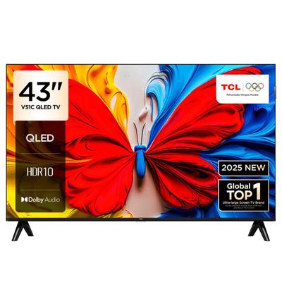 TELEVISOR TCL 43 PULGADA QLED FHD GOOGLE TV 43V51C