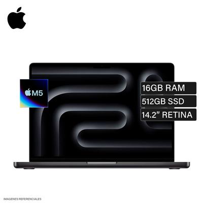 APPLE MACBOOK PRO 14 PULGADAS CHIP M5 512GB SSD 16GB RAM