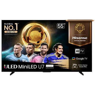 HISENSE GOOGLE TV 55 PULGADA ULED MINILED UHD 4K 55U7QG