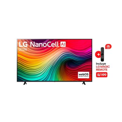 LG NANOCELL 75 PULGADAS UHD 4K THINQ AI 75NANO80ASA