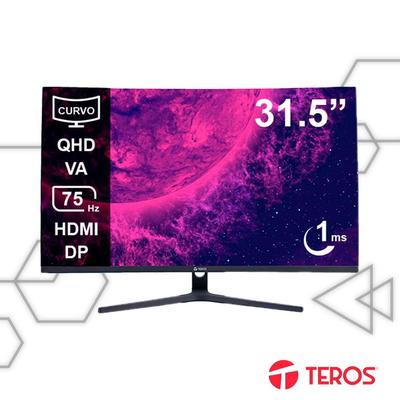 MONITOR CURVO 31.5 QHD VA 75HZ TE-3253S