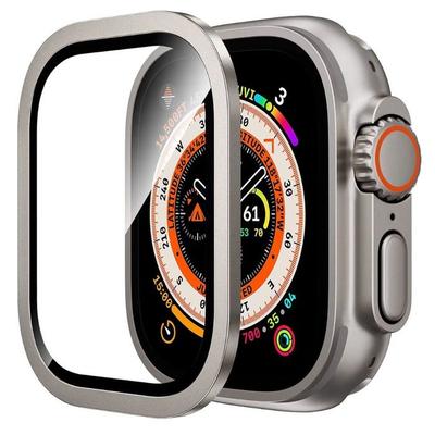 PROTECTOR PANTALLA VIDRIO-METAL APPLE WATCH ULTRA TITANIO