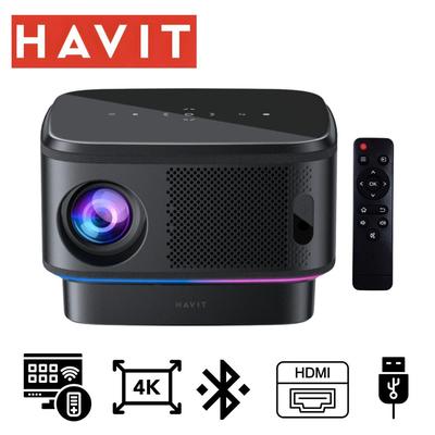 PROYECTOR HAVIT PJ300 PRO 4K 550 LUMENES ANSI ANDROID TV 9.0