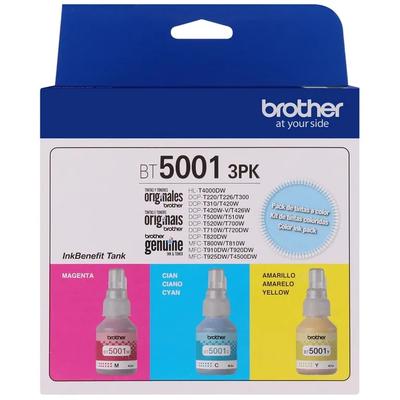 TINTA BROTHER BT50013PK COLOR PACK 3 UNIDADES