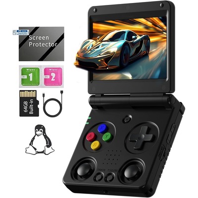 CONSOLA RETRO ANBERNIC RG34XX SP - 64GB - 5000+ JUEGO - 30+ EMULADOR