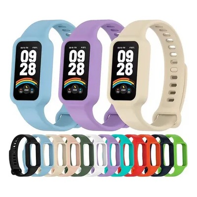 CORREA SILICONA REDMI BAND 3 + XIAOMI SMARTBAND 9 ACTIVE