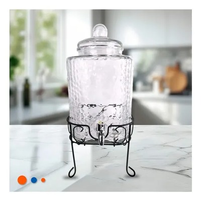 DISPENSADOR BEBIDA RYBIU HO35522 6L BASE METALICA PACK 4 UNIDAD