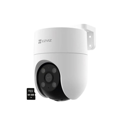 EZVIZ CAMARA SEGURIDAD H8C PRO 3MP 2K WIFI SMART + MICRO SD 64GB