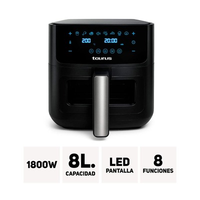 FREIDORA AIRE TAURUS AERO CRISPY 8L DIGITAL AEROCRISPY-001