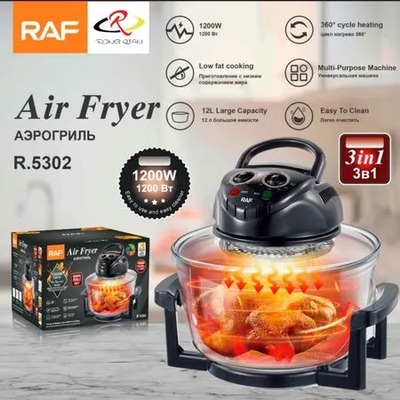 FREIDORA DE AIRE HALOGENA 3 EN 1 12L RAF R.5302
