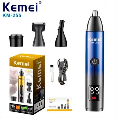 KEMEI CORTADORA DE CABELLO KM-255 4 EN 1
