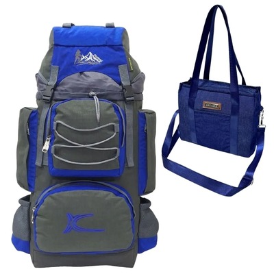 MOCHILA CAMPING KENGAR N3 + BOLSO PUFFER XS JEAN UNISEX