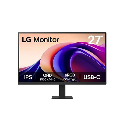 MONITOR PLANO LG 27U631A-B - 27 PULGADA QHD IPS - 100 HZ - HDMI - HDR10 - HDR - USB-C 15W