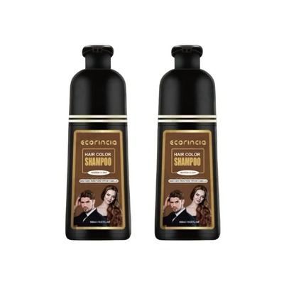 PACK 2 SHAMPOO TINTE ECORINCIA MUJER 1000ML