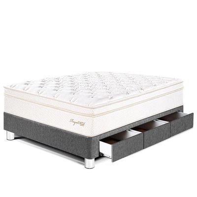 PARAISO CAMA ROYAL CLOUD CON CAJON 1.5 PLAZA