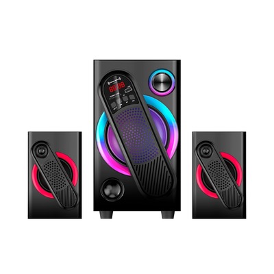 PARLANTE HALION HA-F61 GORDON 2.1 BLUETOOTH SUBWOOFER 5.25 PULGADA LUZ RGB